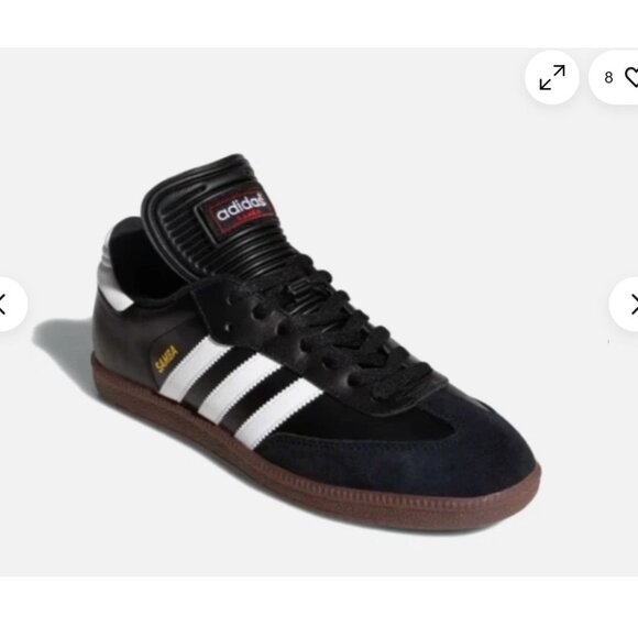 NWT Adidas Samba Classic Black White Shoe Sneaker M/9 W/10 New, No box - Picture 1 of 11